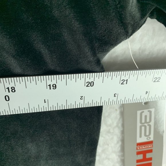 32 Degrees Velour Hoodie Women Small Black Polyester Stretch Drop-Shoulder 7547 - Picture 4 of 8